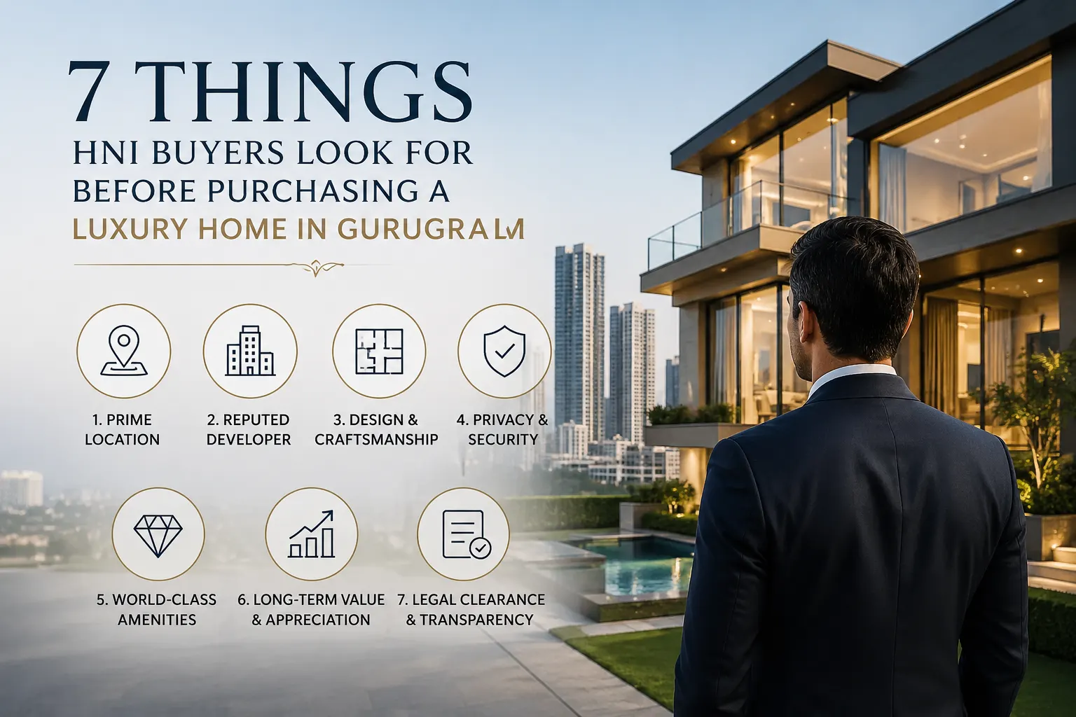 7 Things HNI Buyers Look for Before Purchasing a Luxury Home in Gurugram